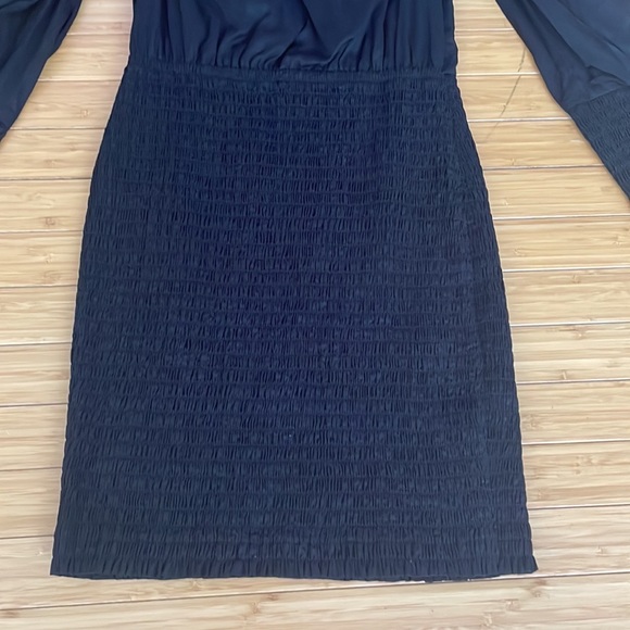 Rebecca Minkoff Smocked Tabby Balloon Sleeve Mini Dress - Picture 5 of 10